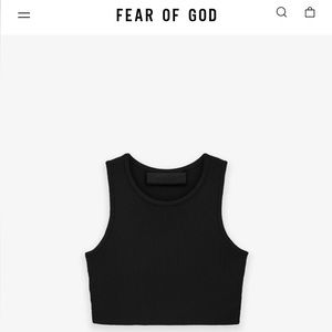 Fear of God women’s black sport tank